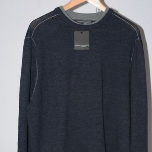 NORDSTROM ROBERT BARAKETT 100% Wool Sweater NEW XL